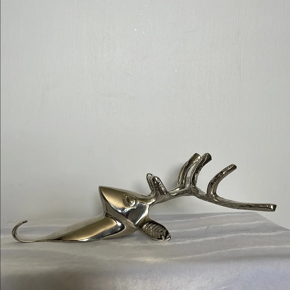 Silver Deer Wall Hook